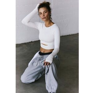 Free People Cut it Out Long Sleeve, Size M/L